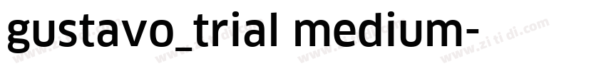 gustavo_trial medium字体转换